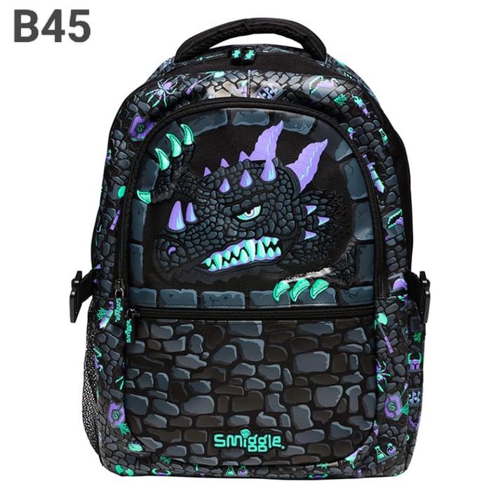 > Smiggle  Marvel space Black budz Dinosaur Astronaut tiger Backpack Tas Ransel SD SMP Anak Replica 