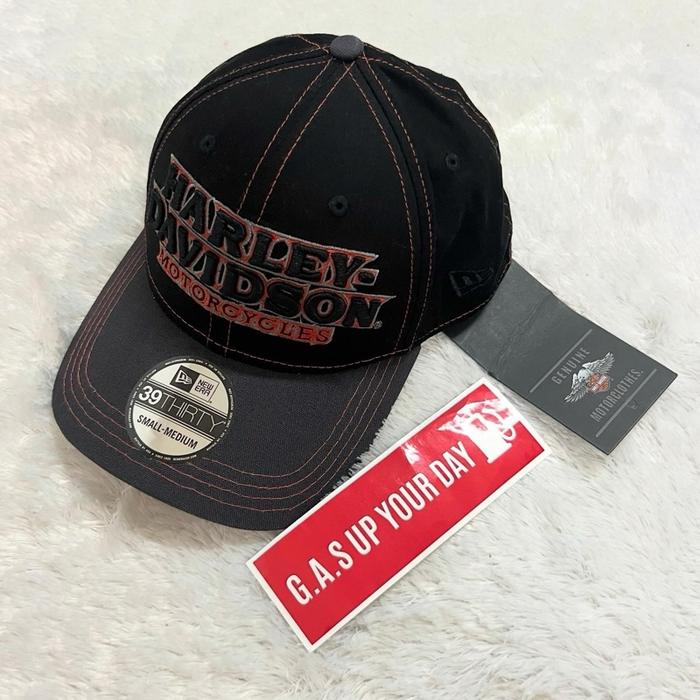 NEW ERA X HARLEY - DAVIDSON 39FIFTY  CAP • BLACK