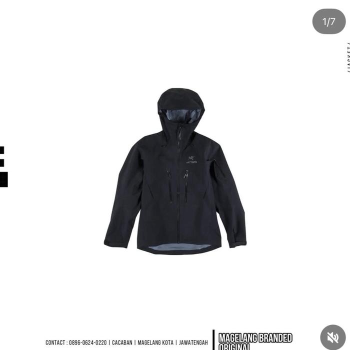 Jaket arcteryx black magelangoriginalbranded