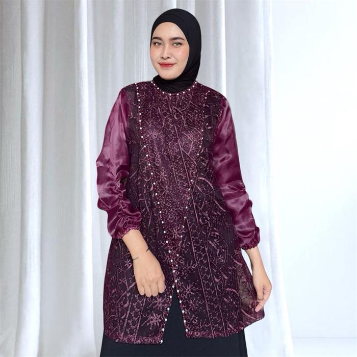 Outer Brukat Tile Cardigan