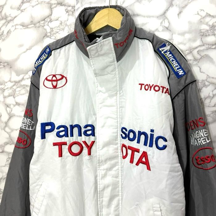 Jaket racing f1 formula1 toyota panasonic nascar chase jaket vintage