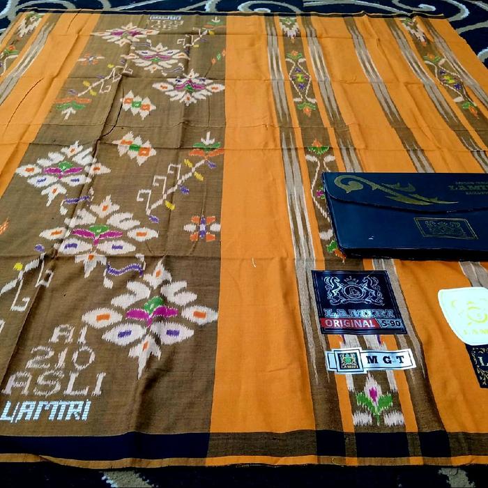 Sarung Lamiri Songket MGT S90 A1 Sutra Songket Jentik Jahit Tengah Dewasa Pri9a Muslim Termurah