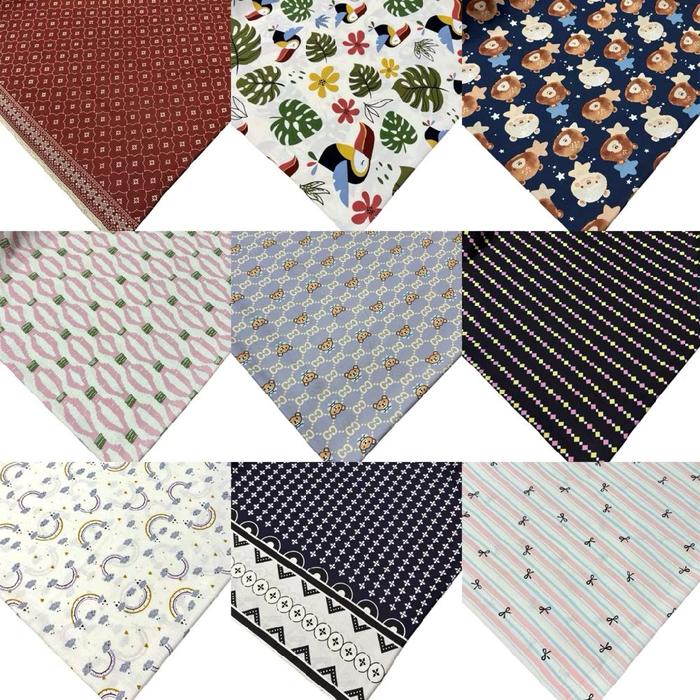 Rayon Viscose | Rayon Viscose Premium | Rayon Motif | Rayon Motif Premium | Bahan Daster | Bahan Piy
