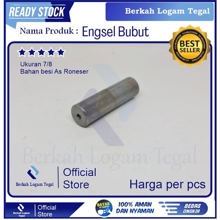 Engsel bubut 7/8 panjang 7 cm engsel pintu pagar besi grosir