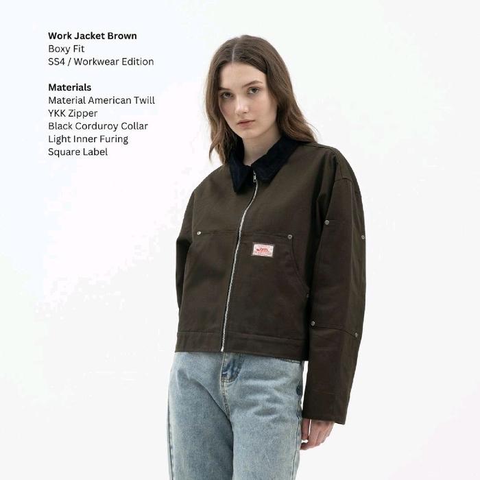 RAINVER1920 - WORK JACKET WORKWEAR EDITION BROWN SS4 (UNISEX)
