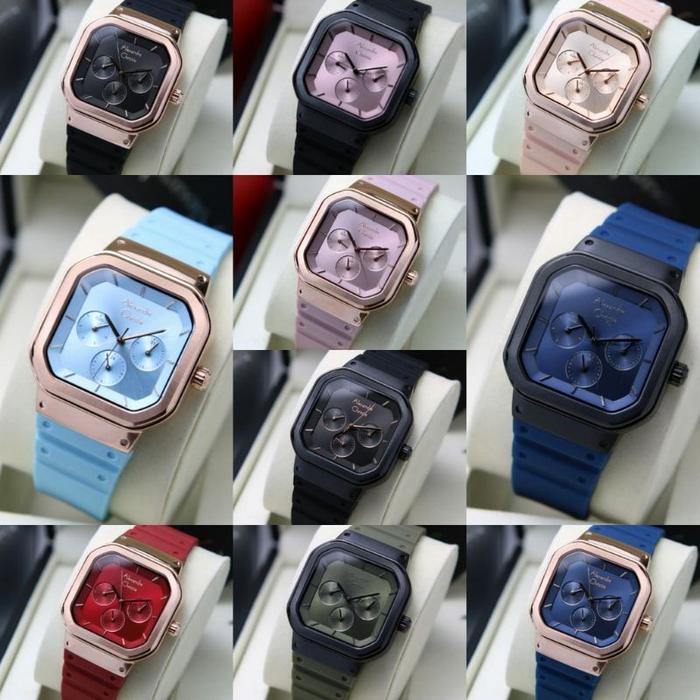 New AC2811 AC 2811 RING STAINLESS RUBBER BAND JAM WANITA