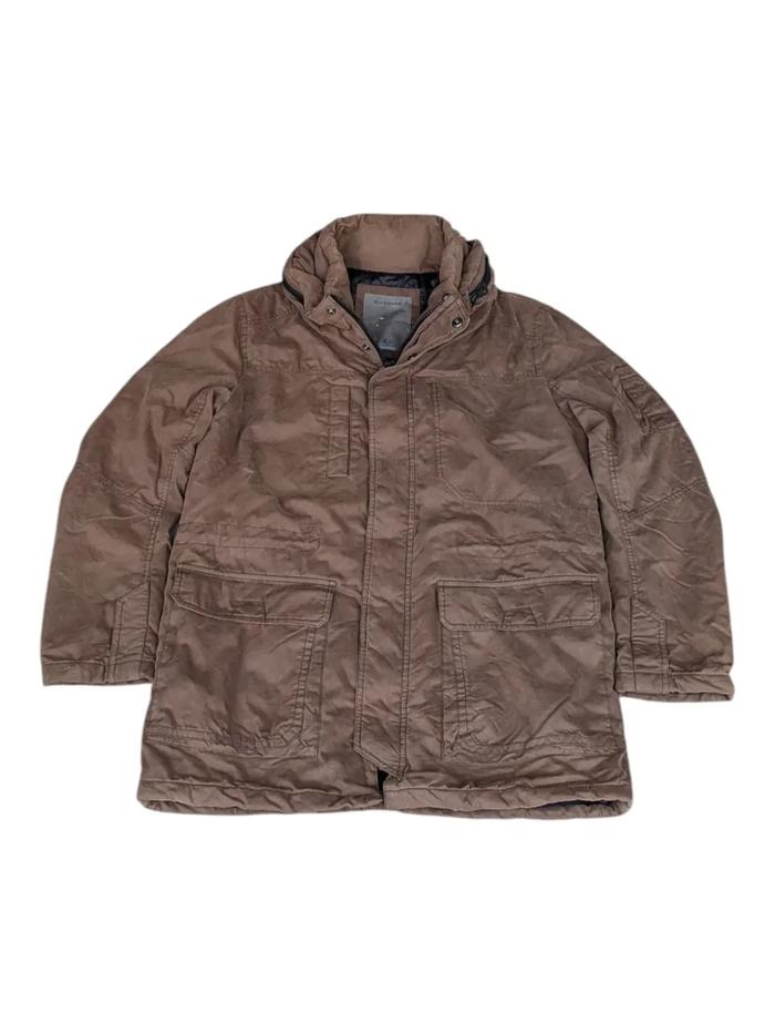 GIORDANO - Jaket Pria Jaket Puffer Pria Jaket Parka Pria Coklat Size XL