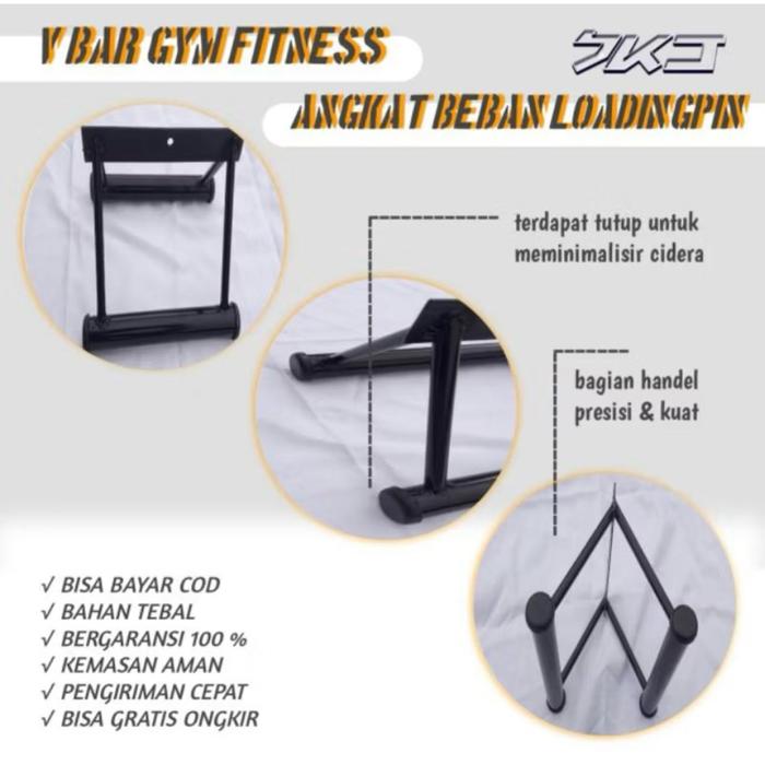 Handle Rowing V Grip Bar Pull Down Fitness