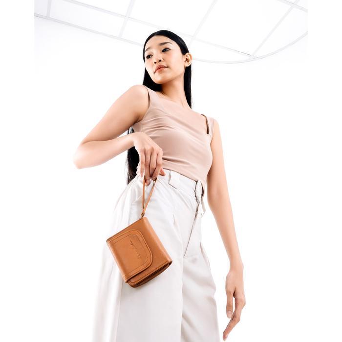 Kenes Leather Dompet Kartu Wanita Kulit BONIA - Free Grafir Nama
