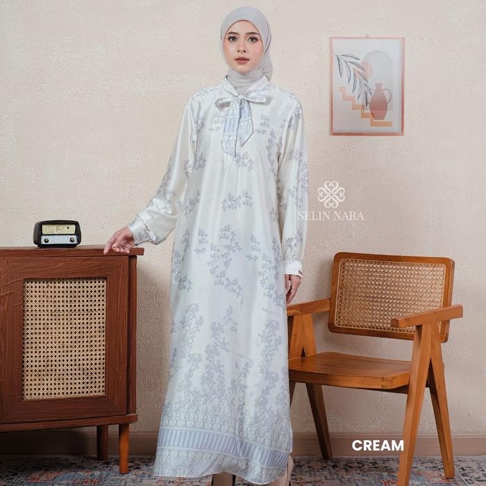 FREE GIFT SELIN NARA KHALILA Gamis Wanita Jumbo Plus Size Muslimah Modern Syari Outfit Lebaran 2026 