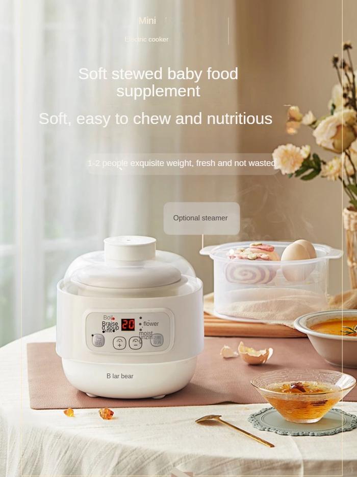 Bear Electric Stewpot Porridge Pot Food Pot Soup Electric Stew Pot