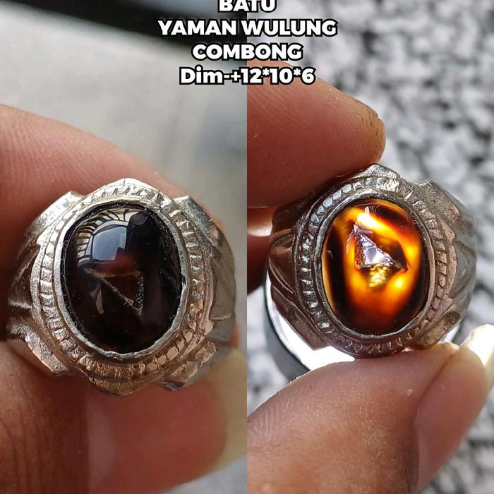 BATU CINCIN YAMAN WULUNG COMBONG TEMBUS CRISTAL 08 Ring batu kecil