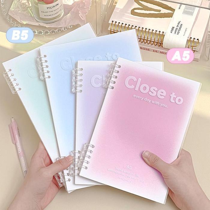 A5 B5 Notebook Buku Lucu Binder Notebook Aesthetic Binder Kuliah Buku Catatan Buku Tulis Sekolah