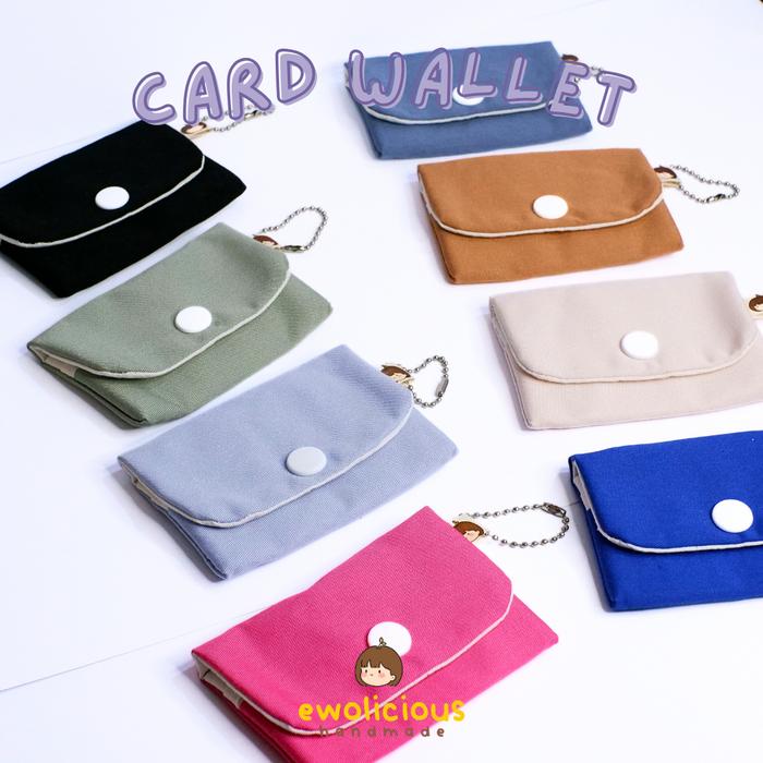 Dompet Kartu Polos by Ewolicious | Card Wallet Card Holder