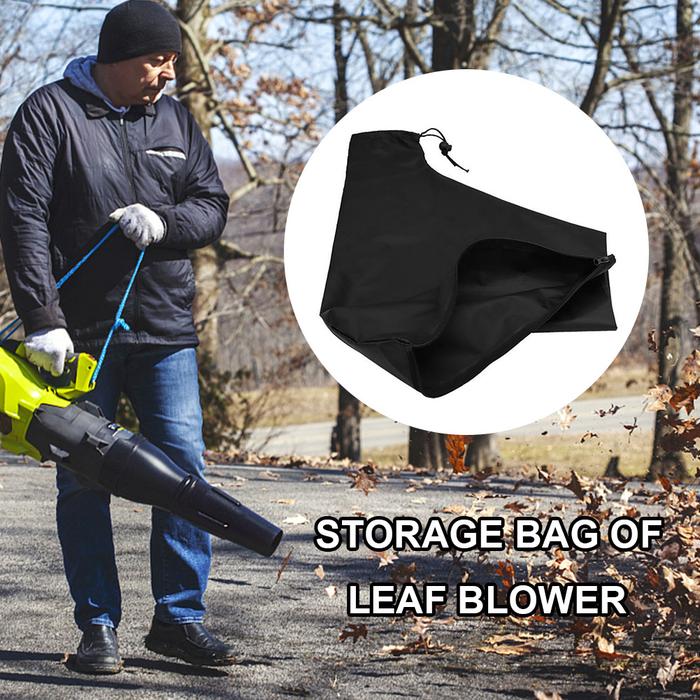 60X44CM Tas Vakum Blower Daun Tas Ritsleting Hitam Solid Tas Vakum