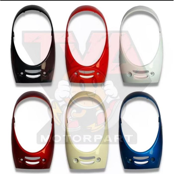 Dasi Tameng Panel Cover Lampu Depan Scoopy fi 2012 2013 2014 2015 2016