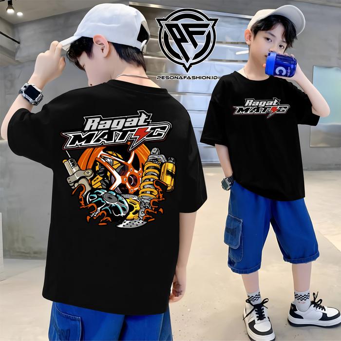 Baju ANAK Kaos Atasan Pria Wanita Ragat Matic Scoopy Vario Beat Mio Pcx Racing Distro Original ARD