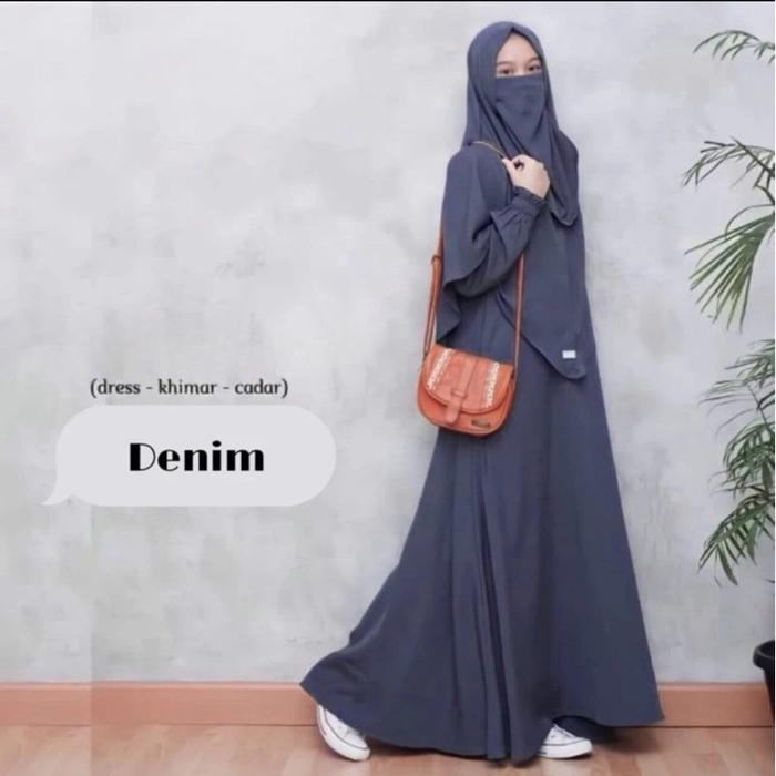 Promo Terbatas Araya Set ( Gamis + Hijab + Cadar )/EPIC/Gagil/Ninos