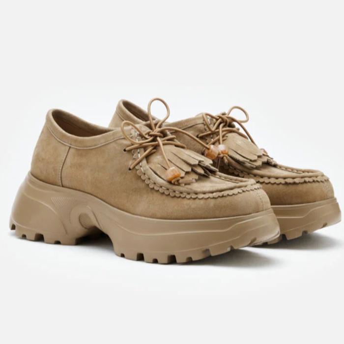 Pazzion Loafers - Maeve Suede Fringed Loafers