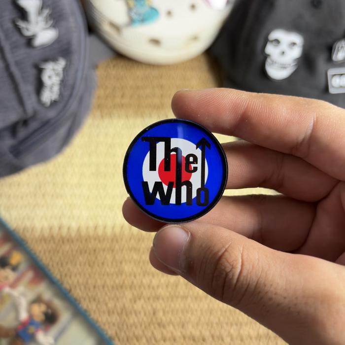 The Who Acrylic Pin Enamel Pin Style Aksesoris buat Tas, Jacket, Topi Akrilik Bros Clips