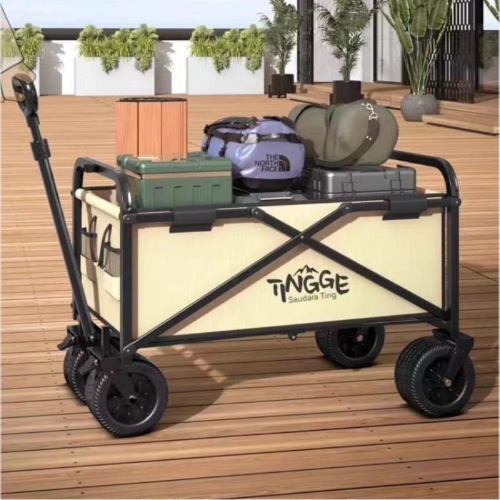 Highline Troli Barang Troli Camping Troli Lipat Keranjang