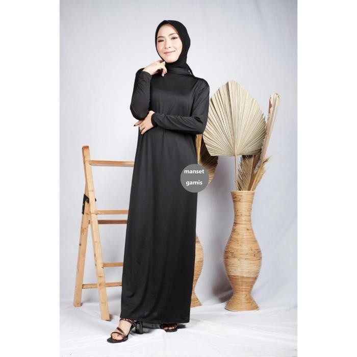 PREMIUM (READY) terjamin AliMaMa - MANSET GAMIS - Dalaman Wanita Inner Lengan Panjang Kebaya Mangset