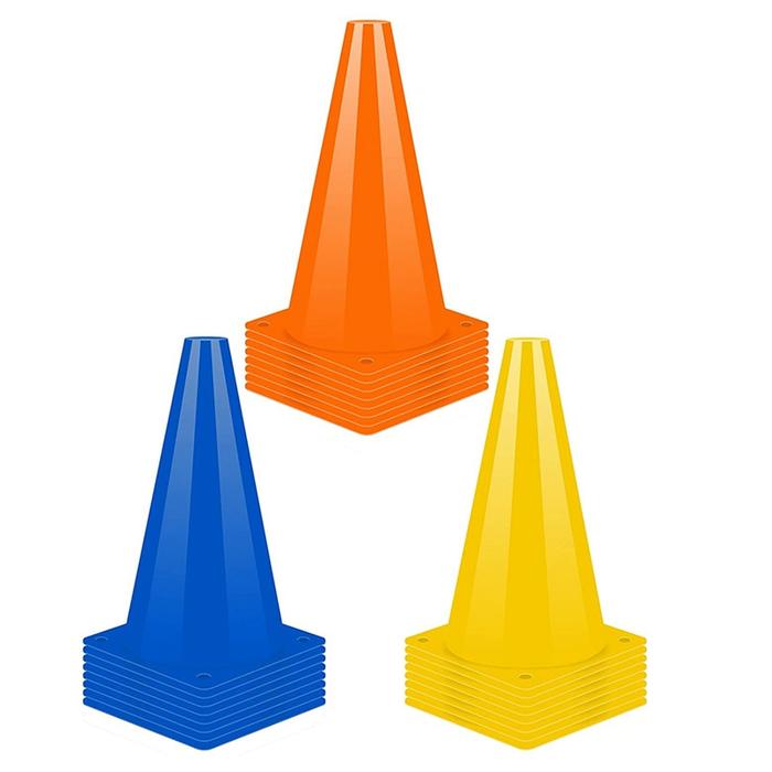 24 Pack 9 Inch Sports Cones,Training Cones For