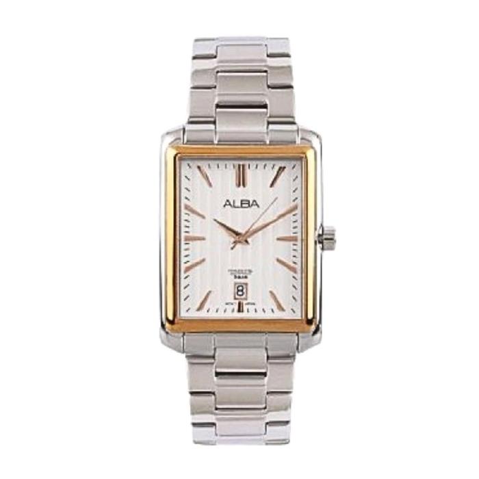 ALBA PETAK COWO SILVER GOLD Stainless Watches Jam