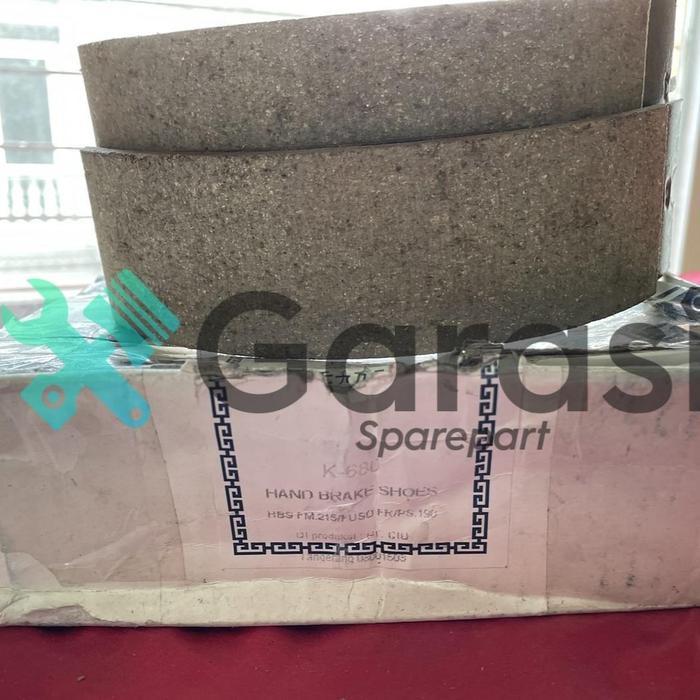 HAND BRAKE SHOE/Kampas Rem TANGAN Mitsubishi Fuso FM215/ Fighter/PS190