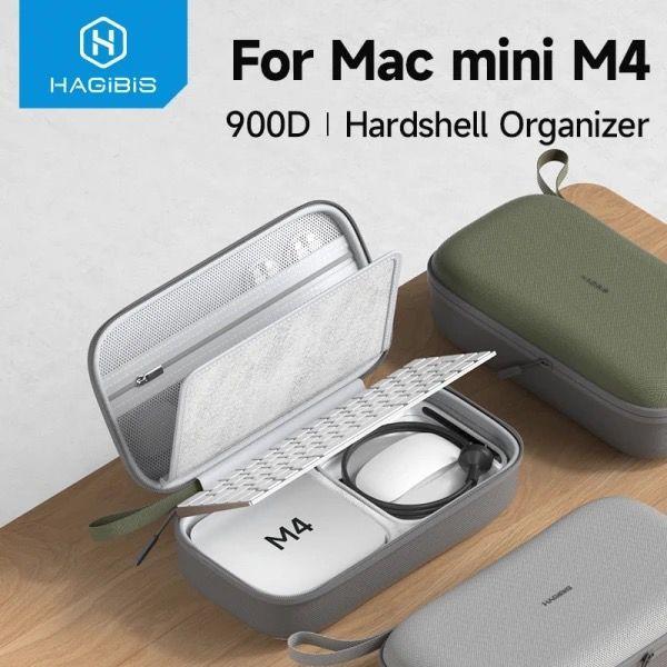 HAGIBIS ELECTRONIC ORGANIZER TRAVEL CASE BAG FOR MAC MINI M4/M4 Pro 2024 PORTABLE CARRY CASE FOR CAB