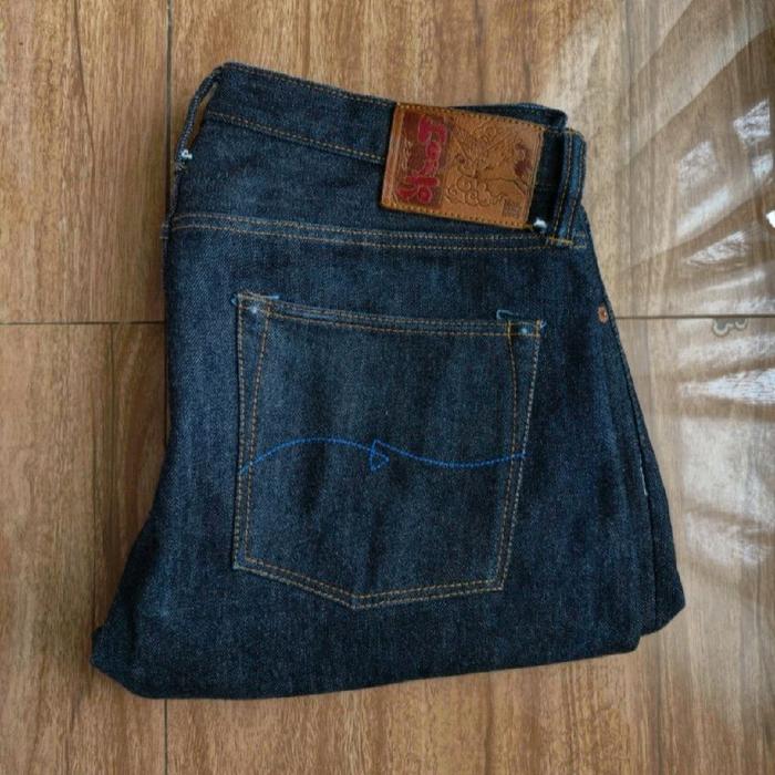 WWCO Honjo 16Oz Size 36 fit to 34 Slim Tapered Fit Tahun Lalu Washed