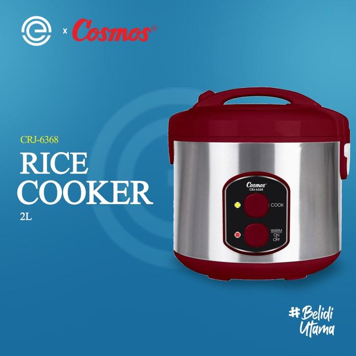 Cosmos Rice Cooker Harmond 2L CRJ-6368 3in1 Anti Gores