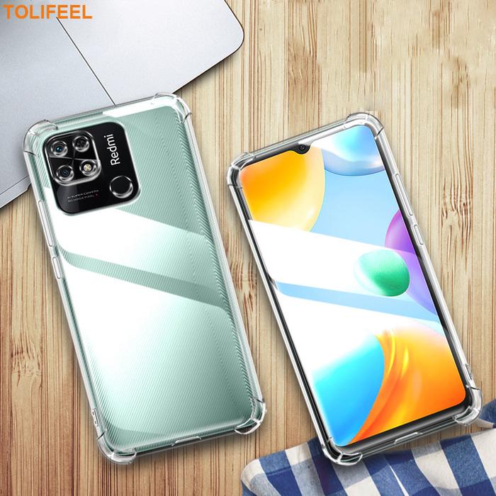 Shockproof Airbag Case For Xiaomi Redmi 10C Soft Silicone Transparent