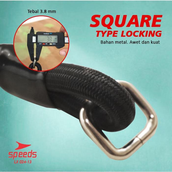 SPEEDS Tali Elastis Power Squat Beban Hit Original Horse Power Rider Machine Karmantel Rope 024-13