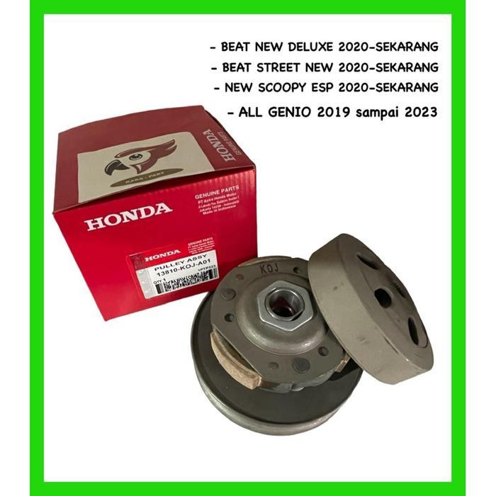 PULLY PULLEY ASSY GENIO BEAT NEW DELUXE BEAT STREET LED NEW GENIO 2020 2021 2022 PULLY ASSY GENIO K0