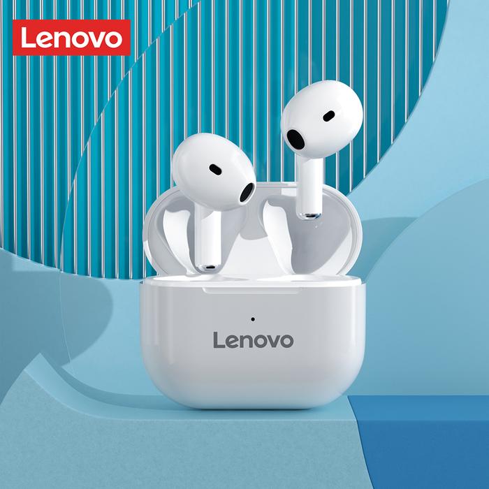 Lenovo LP40 TWS Earbud Bluetooth Mini Berkualitas, Headset Bluetooth