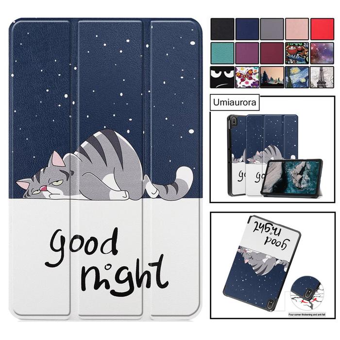 Magnetic Case For Nokia T20 T 20 Case PU Leather Tri-Folding Stand