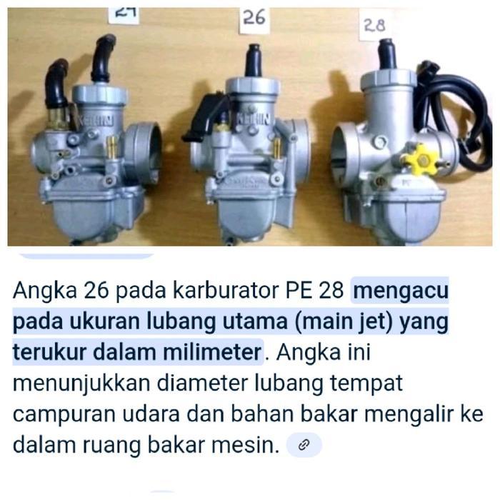 Sale Paket Karburator Nsr Keihin Pe 28 Pe 26 Pe 24 Kode A115 Dan Gas Spontan Motor Motorcycle