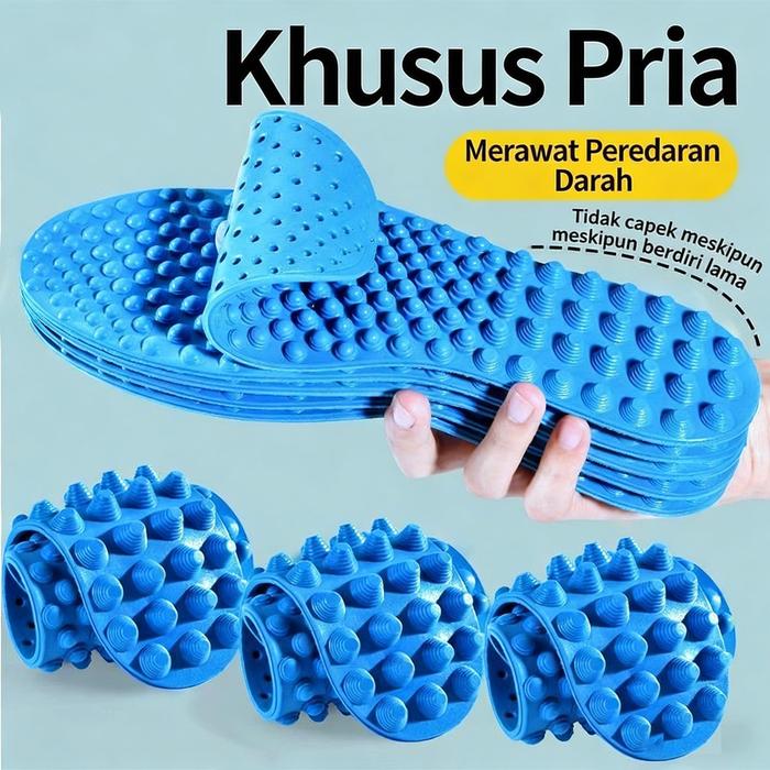 Sandal Rematik Terapi Pijat Akupuntur Kaki Kesehatan Pria Wanita Sol Sepatu Kesehatan Orthopedic Ins