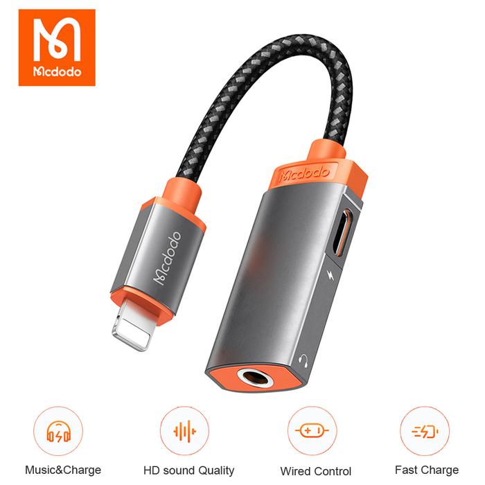 Mcdodo Aux Audio Adapter lightning to 3.5mm Jack Call Aux Cable
