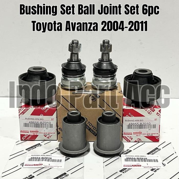 Bushing Lower Arm Set | Ball Joint Avanza Lama 2004-2011 Full Set 6pc