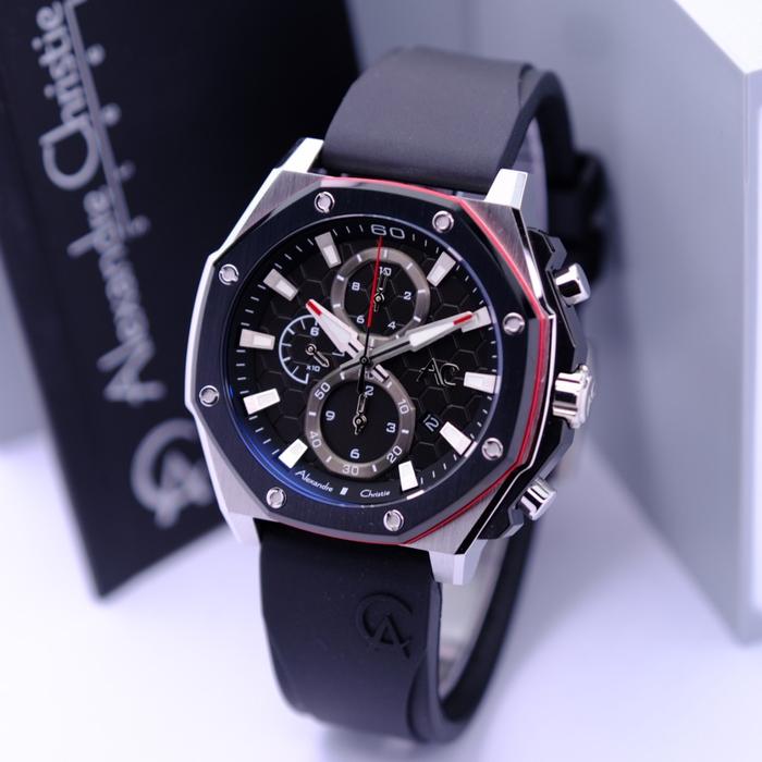 ALEXANDRE CHRISTIE 9601 GC RUBBER PRIA ORIGINAL GARANSI 1TAHUN Stainless Watches