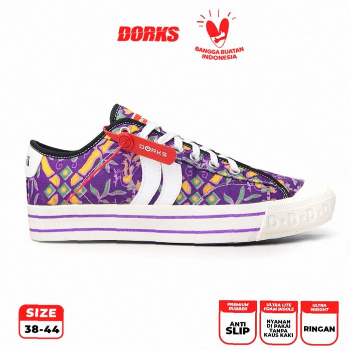 Dorks - Wangsa x Batik Tangerang Sepatu Sneakers Casual Pria Wanita | Kekinian
