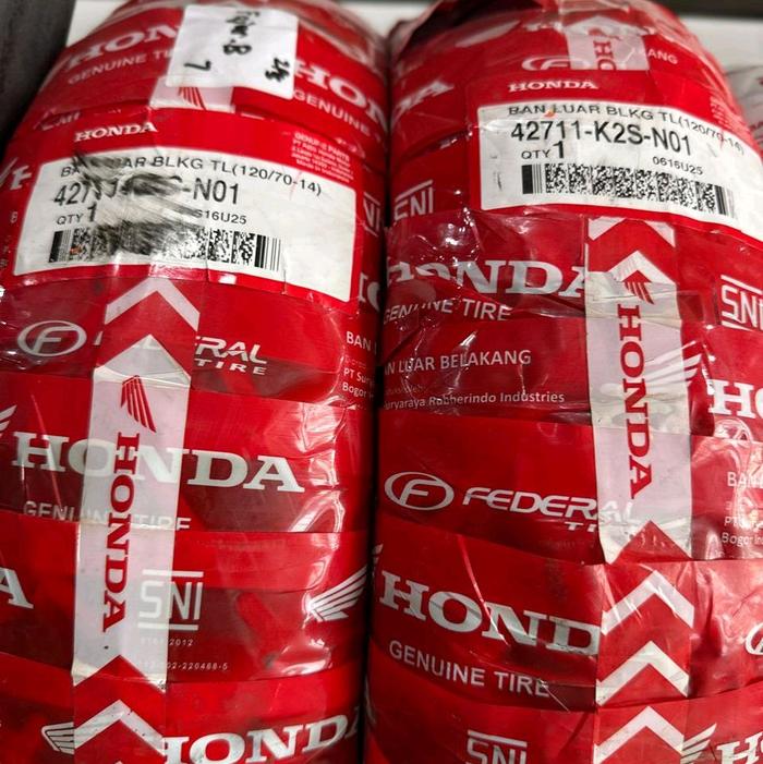 Honda Ban Luar Belakang TL 120/70-14 42711-K2S-N01 SNI Genuine Tire Federal Tire