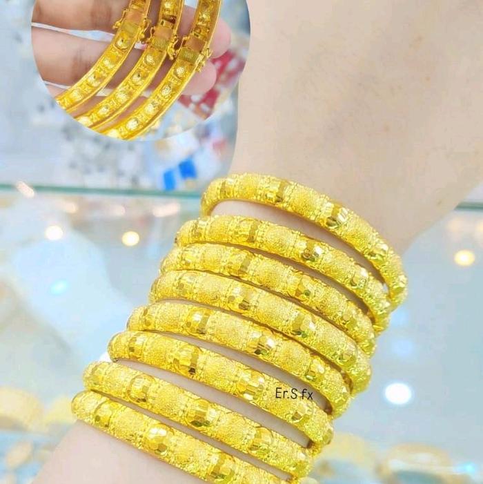 (SS.acc) Gelang Boba Lapis Emas, mirip emas 5gram