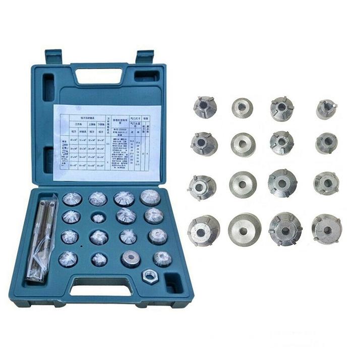 Universal Valve Seat Reamer Motorcycle Repair Cutter Valve Tool Set