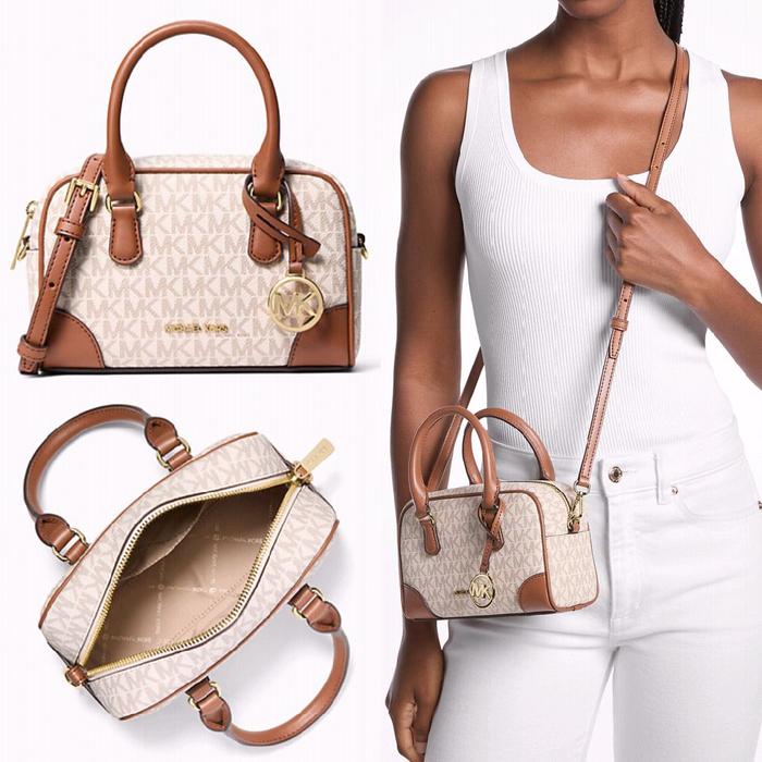 Mk Thompson Xs Satchel Crossbody Vanilla