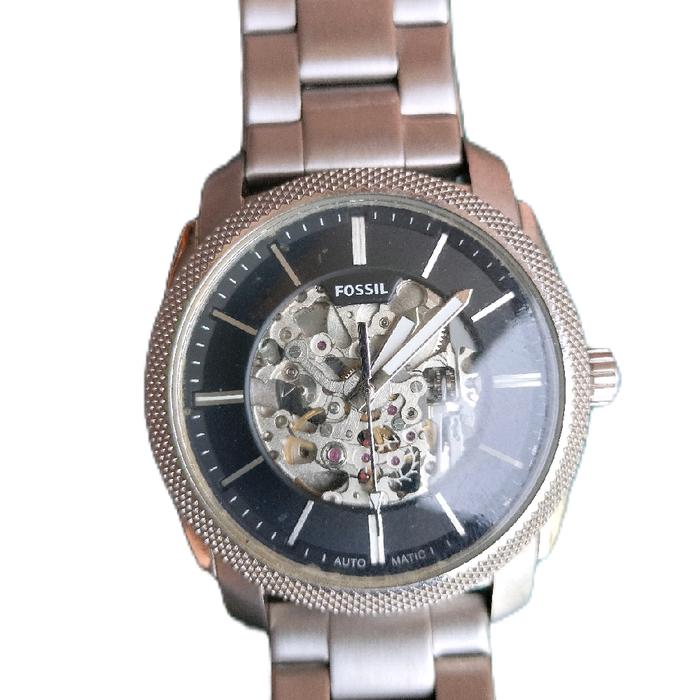 Jam Tangan Pria Fossil Auto Matic, full Stainless Steel