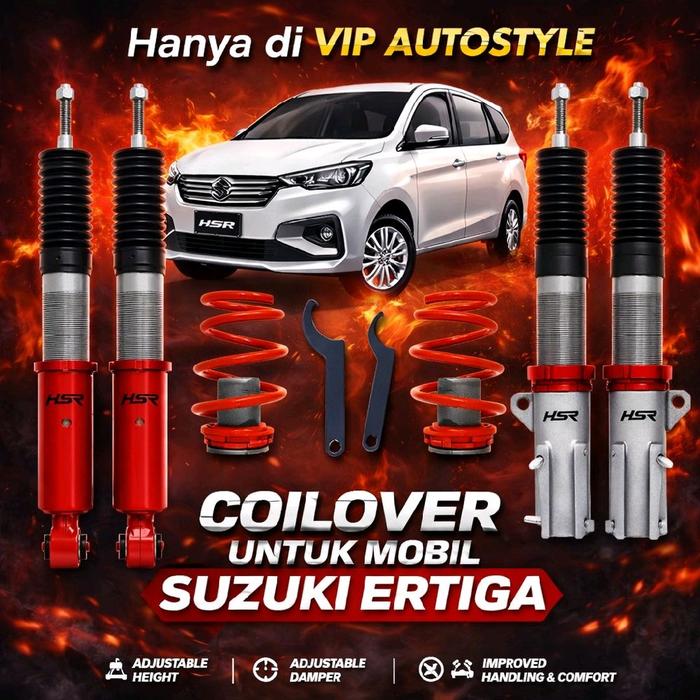PER CEPER ERTIGA - COILOVER HSR MERAH UNTUK ERTIGA SEMUA TYPE - hsr jakarta utara