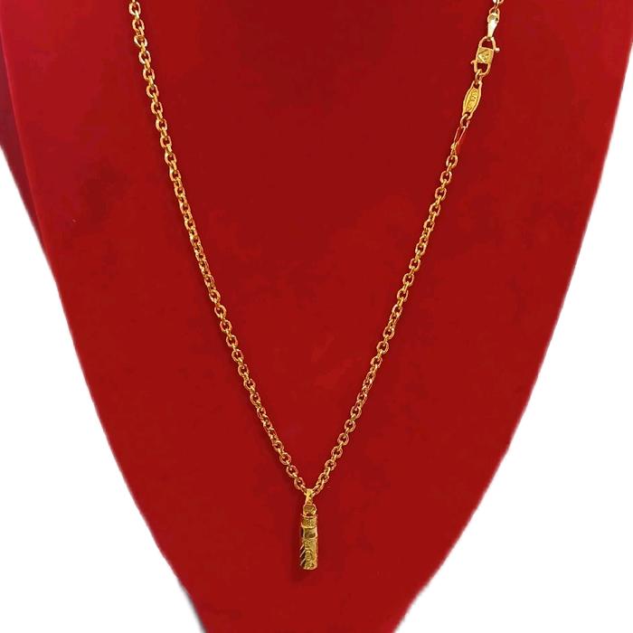 Kalung medan sultan lapis mas 24 London ukuran 45 cm